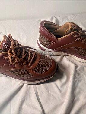 Zeba Hands‎ Free Walking Shoes Mens 7 Brown Slip-on